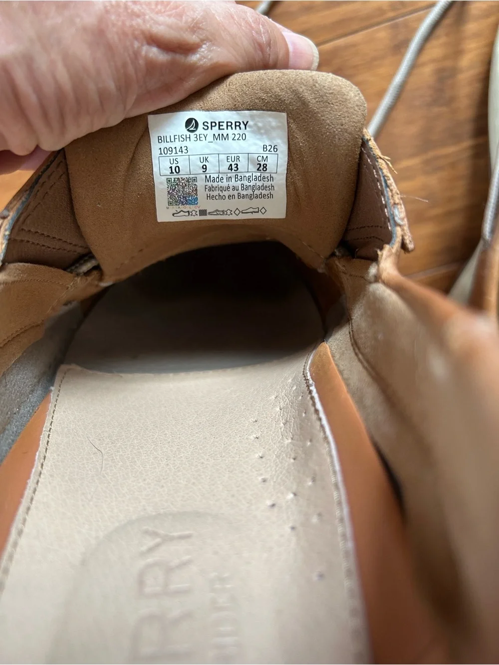 Sperry Men's Tan Leather Billfish 3-Eye Boat Shoes